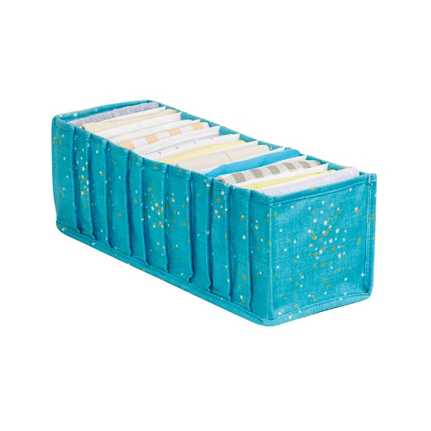 Organizator de dulap 42x16x13 cm turcoaz