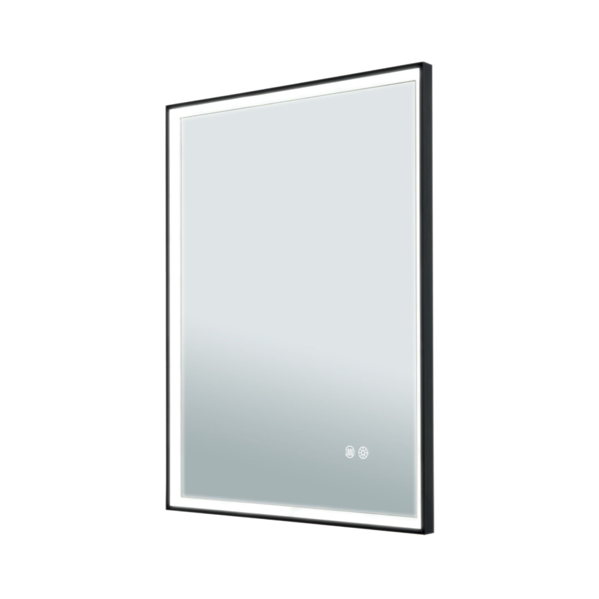 Oglindă încălzită de perete pentru baie cu iluminare FRAME LED/48W/230V 3000/4000/6000K 60x45 cm IP44