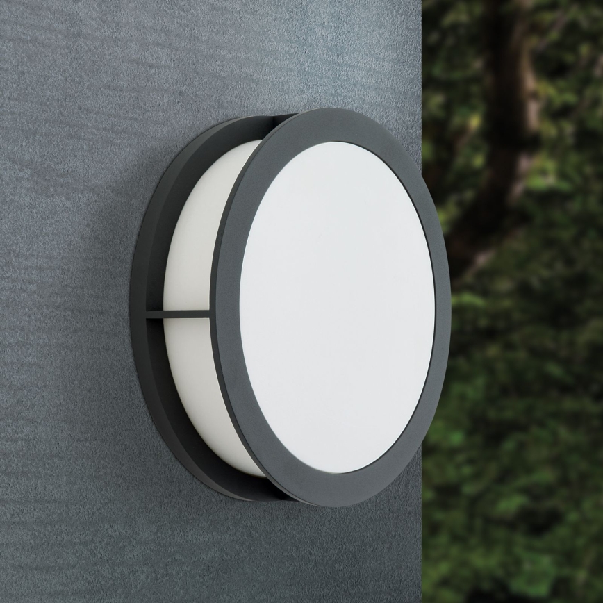 Aplică de exterior HENRY, 2xE27/15W/230V, Ø 30 cm, IP44, antracit