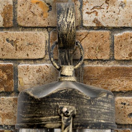 Aplică de perete pentru exterior TAVERNA 1xE27/60W/230V IP23 bronz/patină