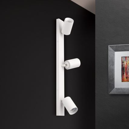 Aplică spot de perete SEAN 3xGU10/13W/230V albă