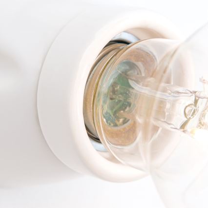 Aplică de perete FROST 1xE27/60W/230V, albă