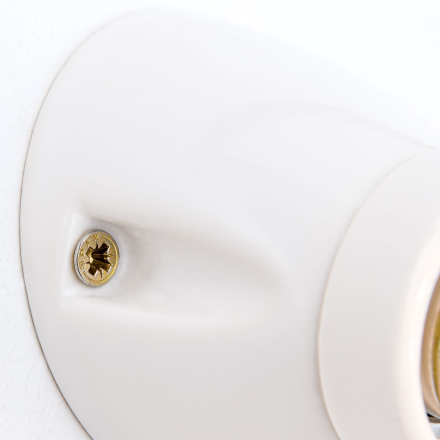 Aplică de perete FROST 1xE27/60W/230V, albă