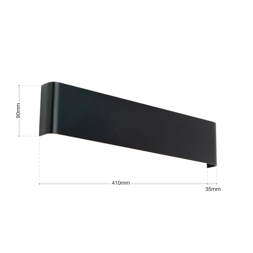 Aplica de perete LED ACCENT LED/14W/230V neagră