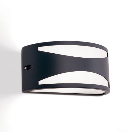 Aplica de perete pentru exterior SHELL 1xE27/40W/230V IP54 antracit