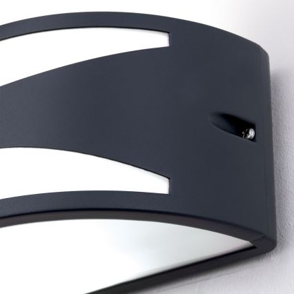 Aplica de perete pentru exterior SHELL 1xE27/40W/230V IP54 antracit