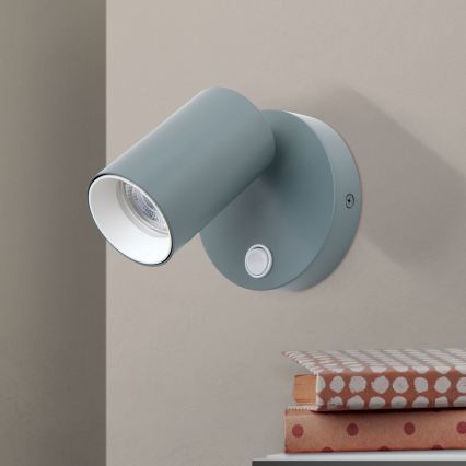 Aplică spot de perete PENN 1xGU10/13W/230V gri