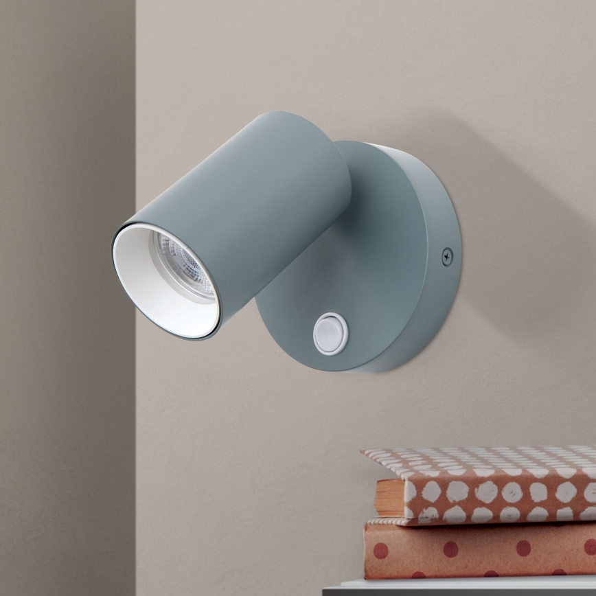 Aplică spot de perete PENN 1xGU10/13W/230V gri