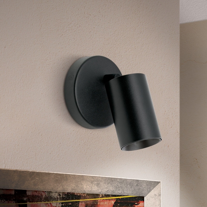 Aplică spot de perete SEAN 1xGU10/13W/230V, negru