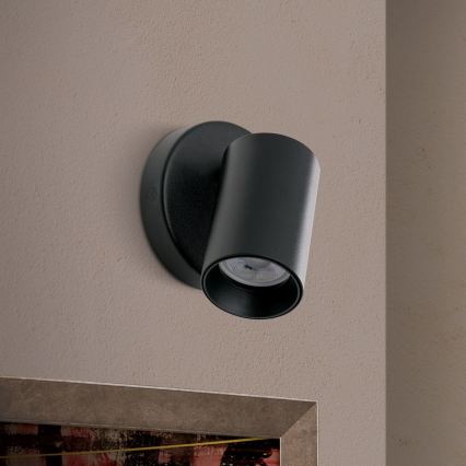 Aplică spot de perete SEAN 1xGU10/13W/230V, negru