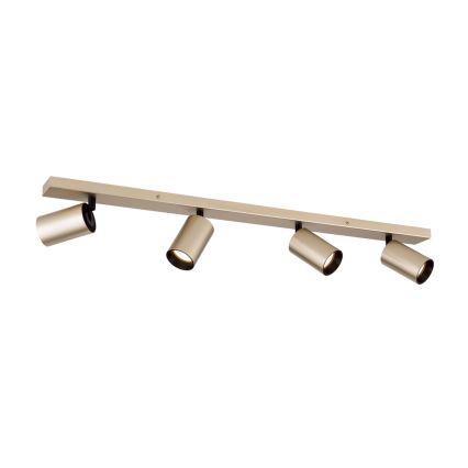 Corp de iluminat cu spoturi SEAN 4xGU10/13W/230V auriu