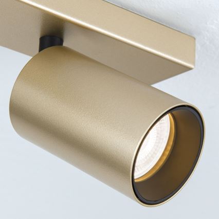 Corp de iluminat cu spoturi SEAN 4xGU10/13W/230V auriu