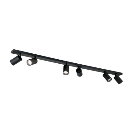 Corp de iluminat cu spoturi SEAN 6xGU10/13W/230V, negru