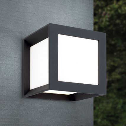 Orion - Corp de iluminat exterior HENRY 1xE27/15W/230V 16x16 cm IP44 antracit