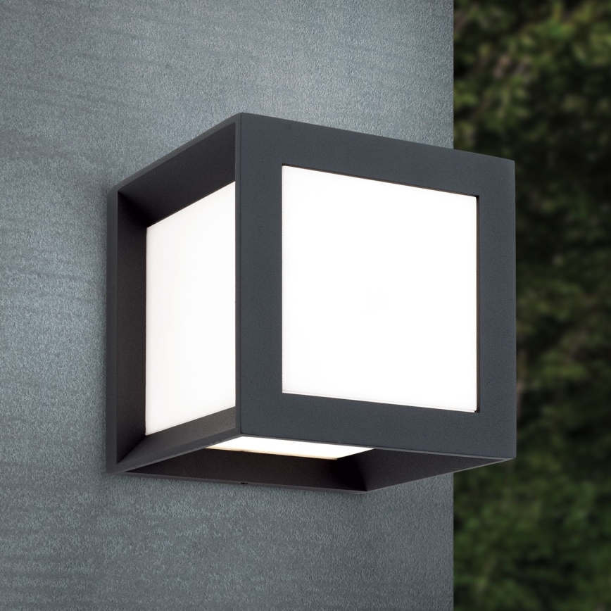 Orion - Corp de iluminat exterior HENRY 1xE27/15W/230V 16x16 cm IP44 antracit