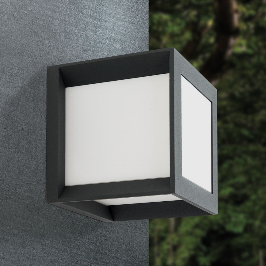 Orion - Corp de iluminat exterior HENRY 1xE27/15W/230V 16x16 cm IP44 antracit