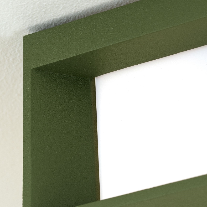 Lampă de exterior HENRY, 2xE27/15W/230V, 26x26 cm, IP44, verde