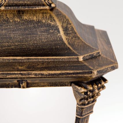 Lampă suspendată pentru exterior AIKO, 1xE27/60W/230V, IP23, bronz/patină