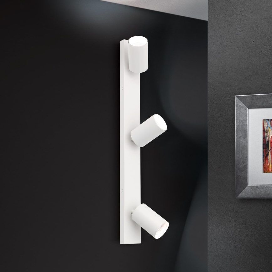 Spot SEAN 3x GU10, 13 W, 230 V, alb