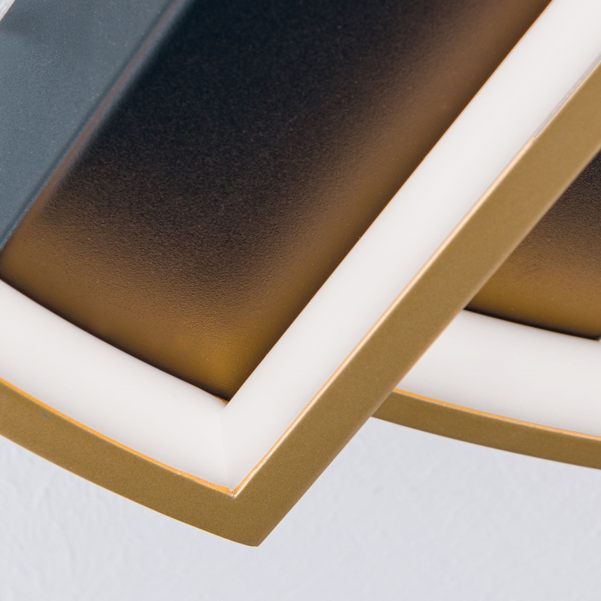 Lustr LED dimabil OLGA LED/28W/230V auriu/negru