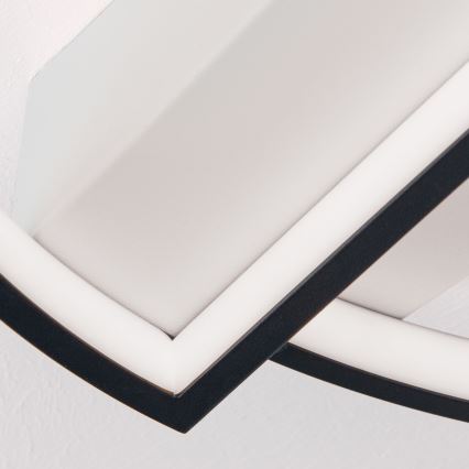 Lumină de plafon LED reglabilă OLGA LED/28W/230V negru/alb