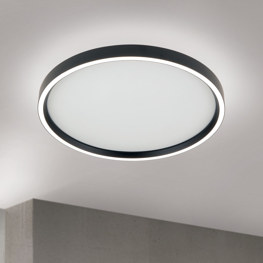 Plafonier LED cu intensitate reglabilă MASCA LED/36W/230V 2700/3350/4000K diametru 40 cm negru