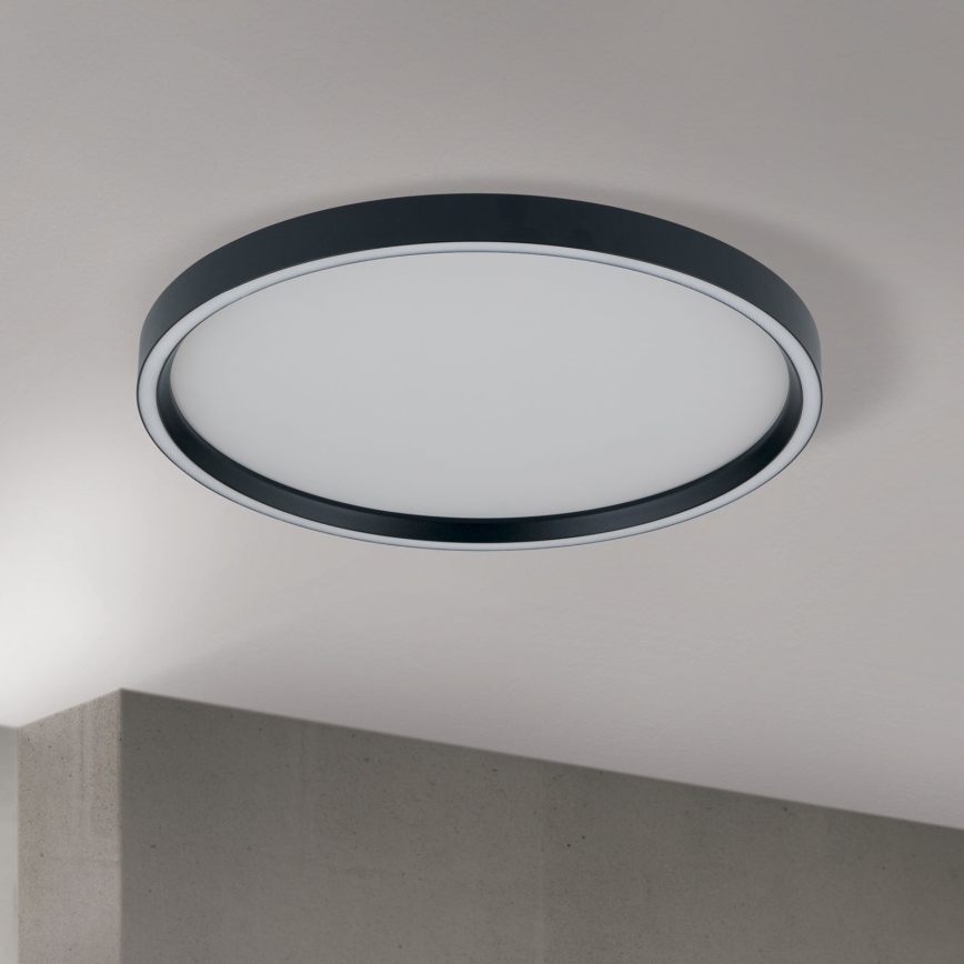 Plafonier LED cu intensitate reglabilă MASCA LED/36W/230V 2700/3350/4000K diametru 40 cm negru