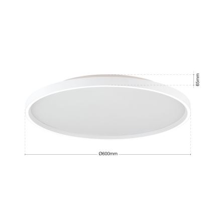 Lumină de plafon LED reglabilă MASCA LED/47W/230V 2700/3350/4000K diam. 60 cm albă