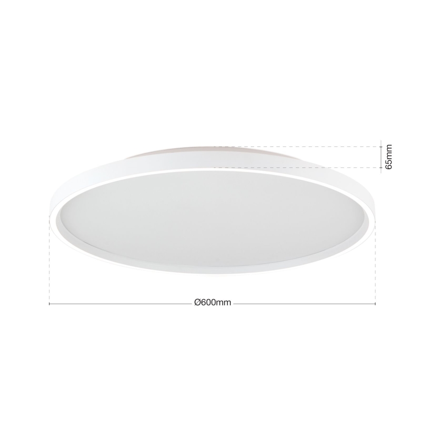Lumină de plafon LED reglabilă MASCA LED/47W/230V 2700/3350/4000K diam. 60 cm albă