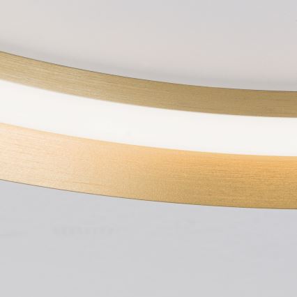 Plafonier LED dimabil MANTA LED/38W/230V 2700/3000/4000K diametru 45 cm, auriu