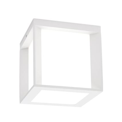 HENRY - Corp de iluminat exterior 1xE27/15W/230V 16x16 cm IP44 alb