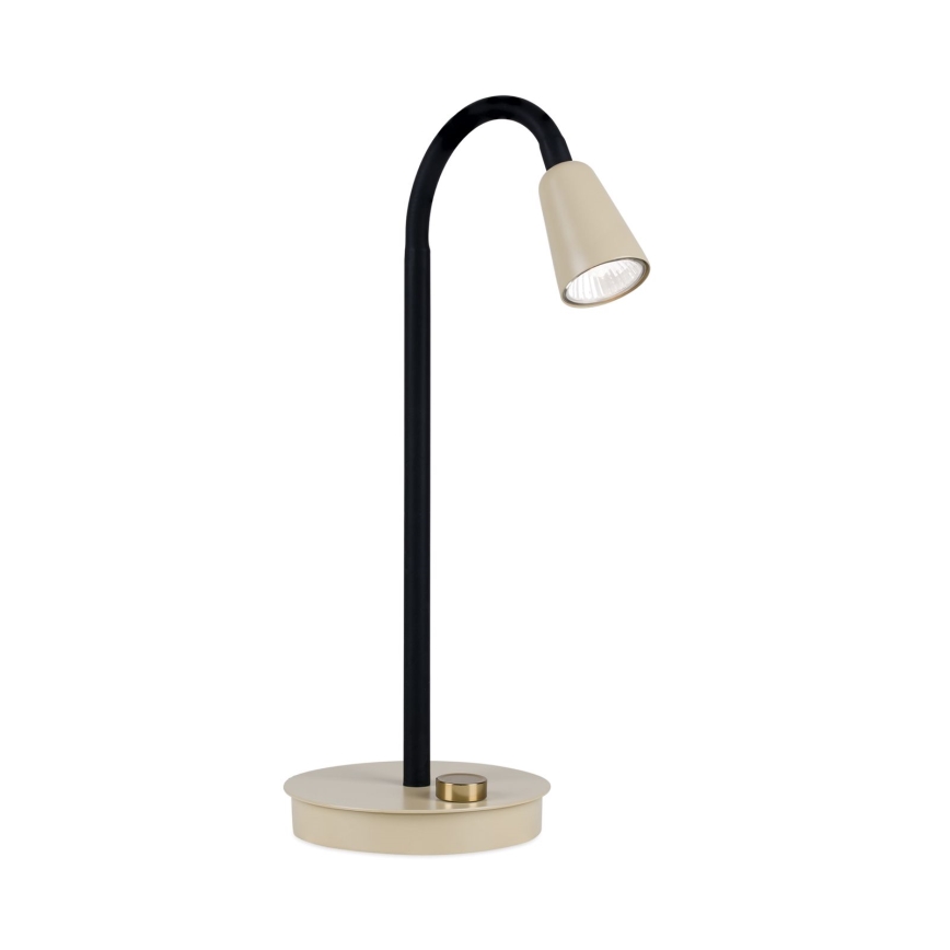 Lampă de birou flexibilă, cu intensitate reglabilă DOTTY 1xGU10/10W/230V bej/negru