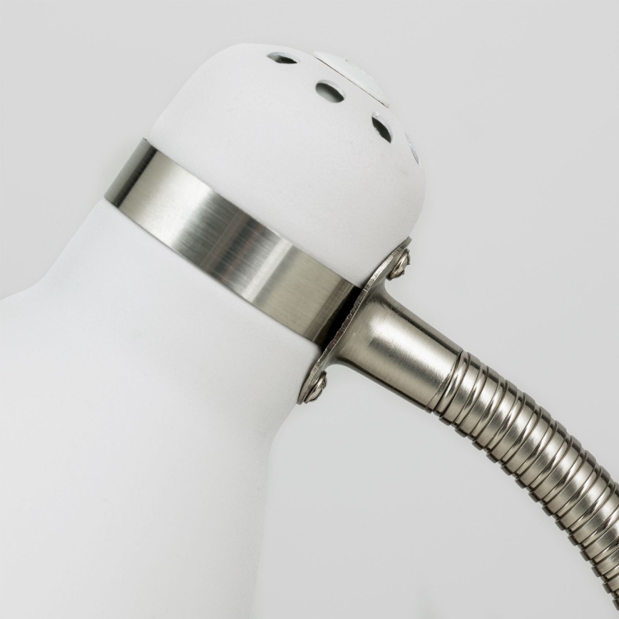 Lampă de birou SCHOOL 1xE27/40W/230V albă/crom mat
