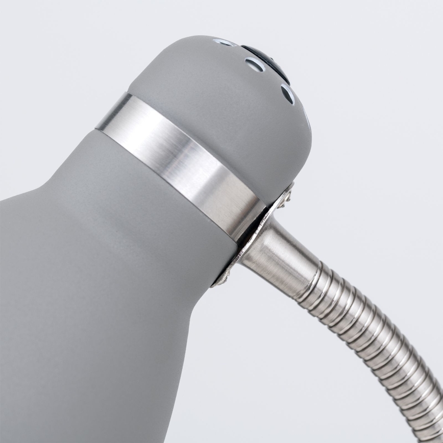 Lampă de birou SCHOOL 1xE27/40W/230V gri/crom mat