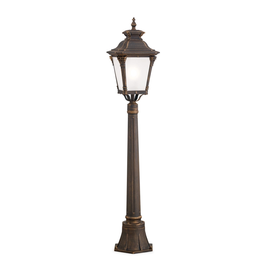 Lampă de exterior AIKO 1xE27/60W/230V 115 cm IP23 bronz/patină