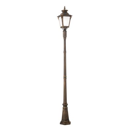 Lampă de exterior AIKO, soclu 1x E27, 60 W, 230 V, 240 cm, IP23, bronz cu patină