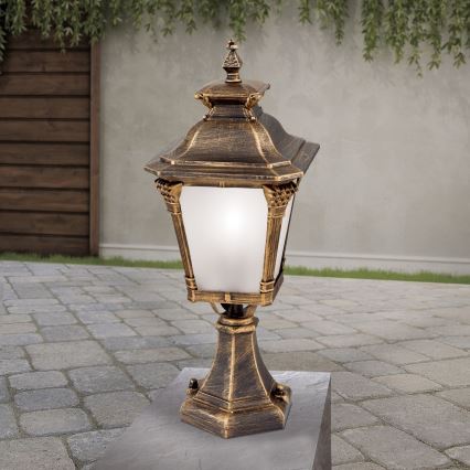 Lampă de exterior AIKO 1xE27/60W/230V 59 cm IP23 bronz/patină