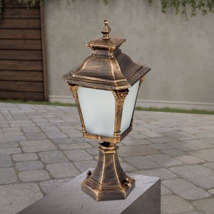 Lampă de exterior AIKO 1xE27/60W/230V 59 cm IP23 bronz/patină