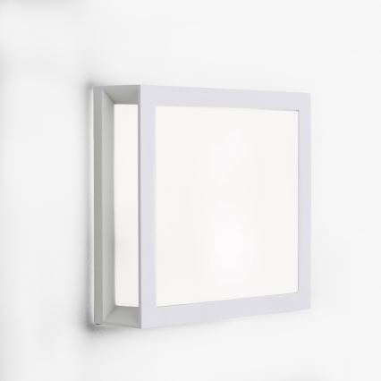 Corp de iluminat exterior HENRY, 2xE27/15W/230V, 26x26 cm, IP44, alb