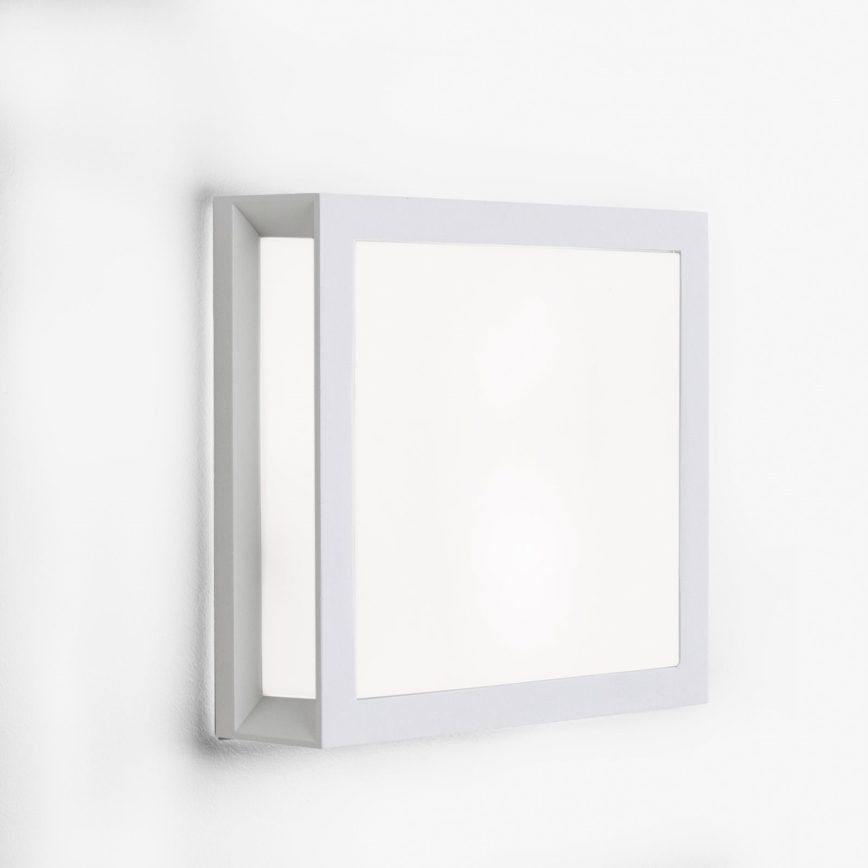 Corp de iluminat exterior HENRY, 2xE27/15W/230V, 26x26 cm, IP44, alb