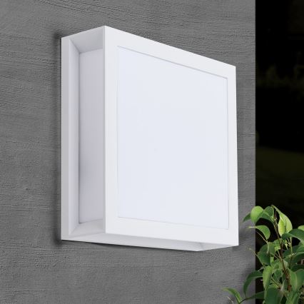 Corp de iluminat exterior HENRY, 2xE27/15W/230V, 26x26 cm, IP44, alb