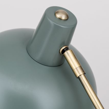 Lampă de masă FEDRA 1xE14/40W/230V verde mentă/alamă