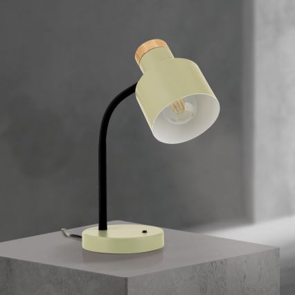 Lampă de masă GILI, 1x E27, 40 W, 230 V, verde