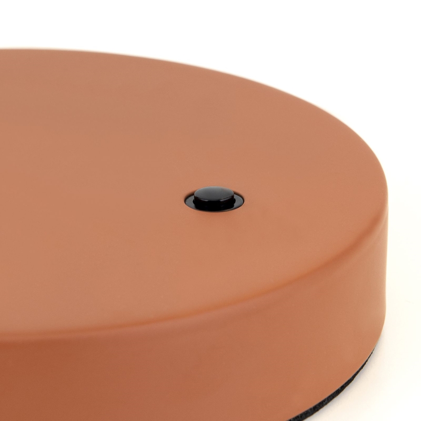 Lampă de masă GILI 1xE27/40W/230V, cărămizie