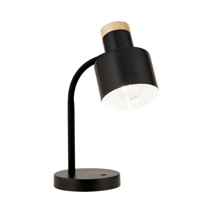 Lampă de masă GILI 1xE27/40W/230V, neagră