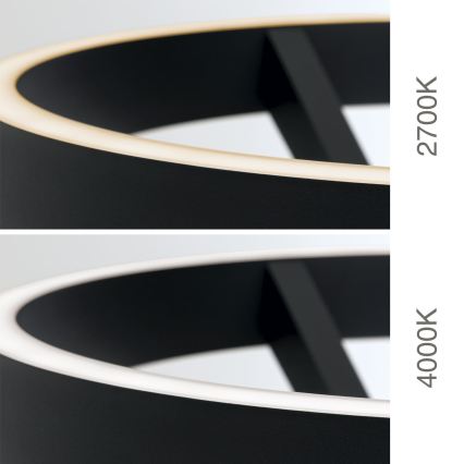 Lampă de podea LED reglabilă KOLK, 40W, 230V, 2700/4000K, negru