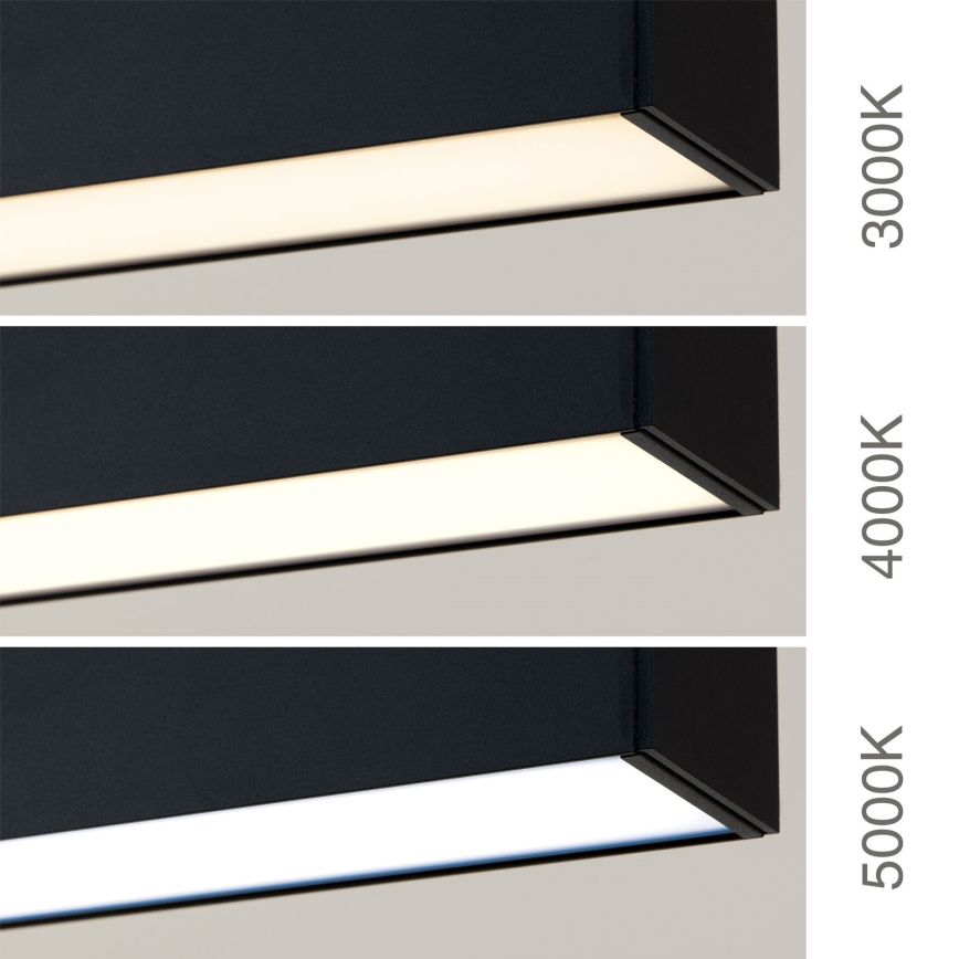 PALKKI 2în1 plafonieră/suspendată LED/38W/230V 3000/4000/5000K negru