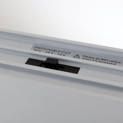 Corp de iluminat LED 2 în 1 PALKKI pentru tavan sau suspendat, 38W, 230V, 3000/4000/5000K, gri