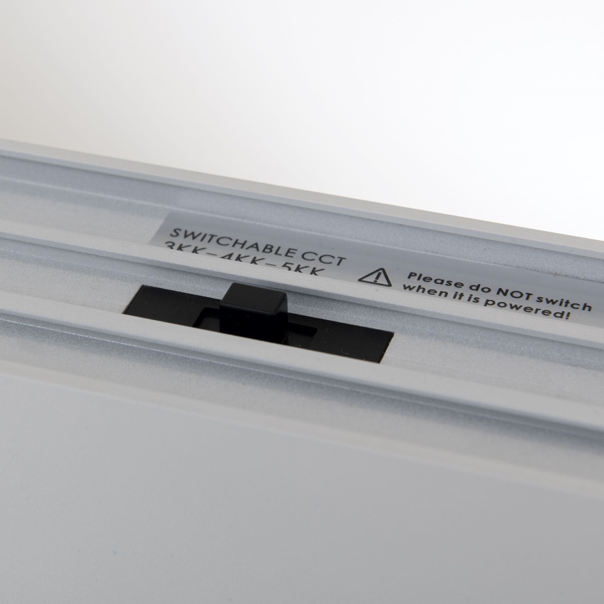 Corp de iluminat LED 2 în 1 PALKKI pentru tavan sau suspendat, 38W, 230V, 3000/4000/5000K, gri