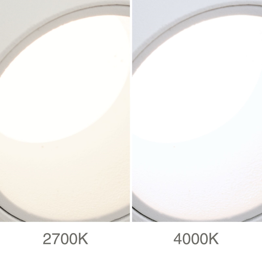 LUXY Aplica spot LED de perete, reglabilă, reîncărcabilă, cu control tactil, LED/1W/5V, 2200 mAh, 2700/3000/4000K, alb